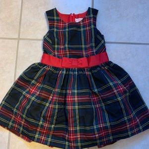 Girls Holiday Plaid Dress